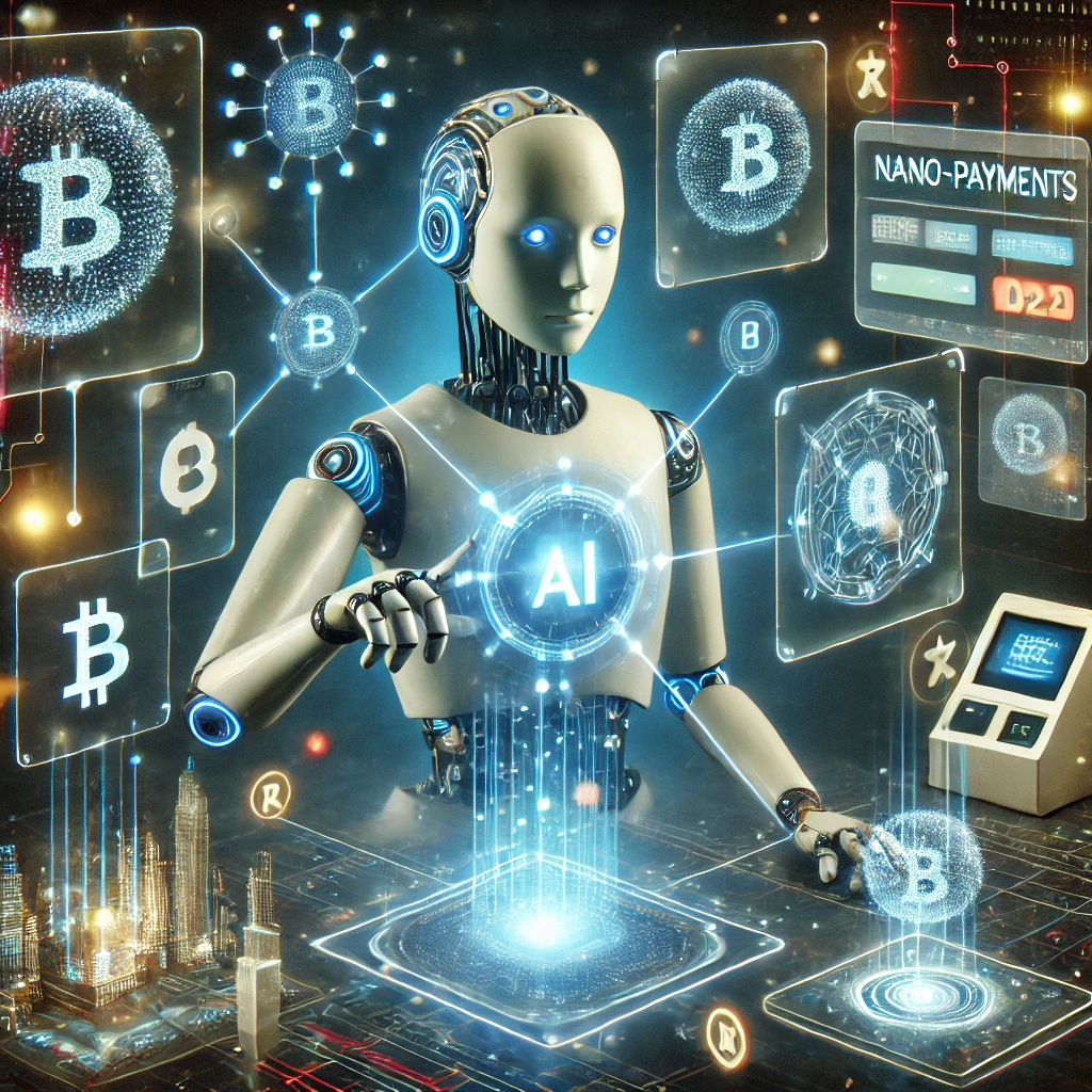 Diagram of a custom GPT making nano-payments to an API